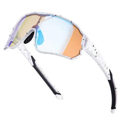 ROCKBROS Kids Photochromic Cycling Glasses UV400 Protection with TR90 Frame
